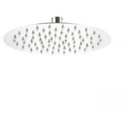 WILTEC Pommeau De Douche Rond 20 Cm Pomme Jet De Pluie Rainshower Tête De Douche Acier Inoxydable