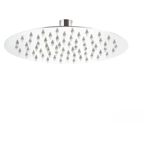 WILTEC Pommeau De Douche Rond 30 Cm Pomme Jet De Pluie Rainshower Tête De Douche Acier Inoxydable