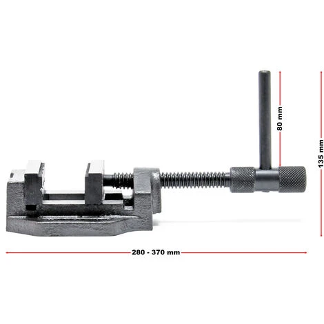 WILTEC Etau De Machine Outil Professionnel Perçage Meulage Fraisage Outil Atelier Perceuse125mm – Image 3