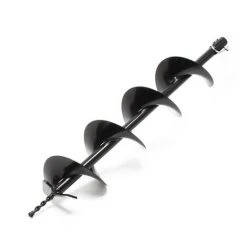 WILTEC Vis Sans Fin De Remplacement Pièce De Rechange 100m Perceuse De Sol Tarière Creuse