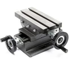 WILTEC Étau à Croix 2 Axes Table De Fraisage Surface De Perçage 170x85mm Établi Guidage Queue D'aronde