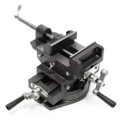 WILTEC Étau De Machine Pivotant 125 Mm Étau D’établi Machine De Précision Meulage Fraisage Outil Atelier