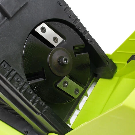 WILTEC Broyeur Végétaux électrique 2500W Déchiqueteur Jardin Branche Coupe 40mm Bac Ramassage Mobile – Image 4