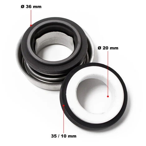 Pièce Détachée: Pompe De Piscine WilTec No. 50919 / 50920 / 50921 Joint K Mécanique – Image 2