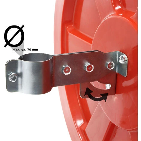 WILTEC Miroir Extérieur De Circulation Convexe 45cm Sécurité Routière Outdoor Résistant Rétroviseur – Image 4