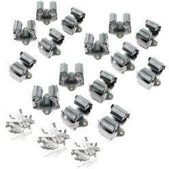 WILTEC Jeu De 15 Porte-balai Acier Support Mural Pour Outils De Nettoyage Et Jardinage Râtelier Rangement