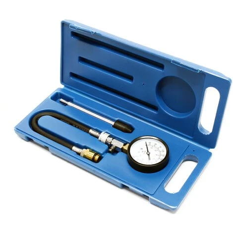 WILTEC Compressiomètre Pour Moteurs Essence Coffret De 3 Pièces Kit Testeur De Compression Outil De Mesure – Image 2