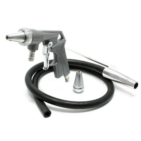 WILTEC Pistolet De Sablage à Air Comprimé Kit Jet De Sable Tuyau D’aspiration Buse De Rechange 6,3 Bars