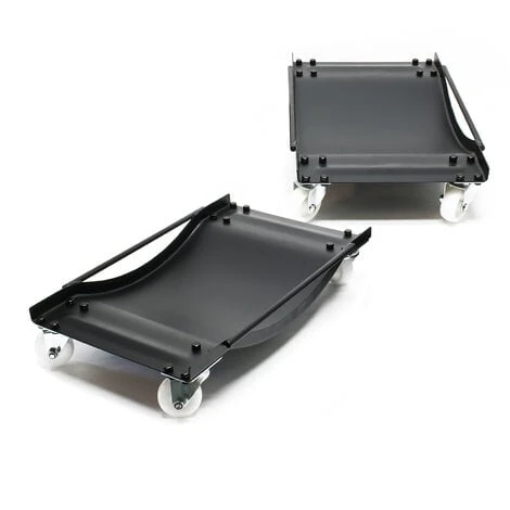 WILTEC Aide à La Manœuvre Automobile Chariot De Manutention 1 Jeu Chariot De Déplacement Transport 450KG – Image 2