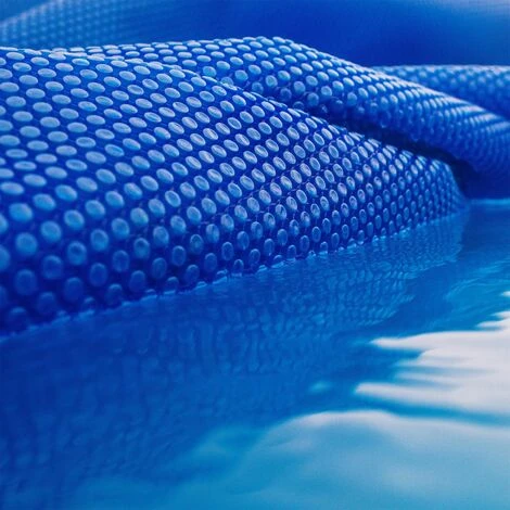 WILTEC Bâche à Bulles 4x6m Bleue Couverture De Piscine Solaire Chauffage De Bassin Outdoor Jardin – Image 2
