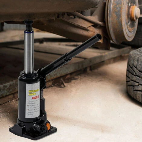 WILTEC Cric Bouteille Hydraulique 12T Vérin De Levage Avec Fonction Descente Lente, 215-400 Mm – Image 2