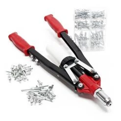 WILTEC Pince à Rivet Aveugle Pince à Levier 150 Pièces Aluminium Rivets Borgnes