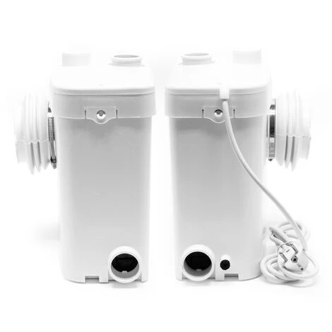 WilTec 3/1 Station De Relevage Avec Raccord Frontal 450W Eaux Usées WC Eaux Chargées – Image 4