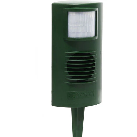 WILTEC Catwatch Répulsif à Ultrasons Pour Chats Pour 125m² Protection Contre Chats Anti-animaux