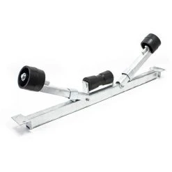 WILTEC Support Bateau Avec Rouleaux De Quille Aide Manoeuvre 111cm Charge 800kg Largeur De Bateau 80-124cm