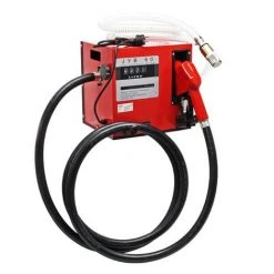 WILTEC Pompe Diesel Auto Aspirante 60l/min 550 Watts 230 Volts Arrêt Automatique Pompe à Huile Fuel Gasoil