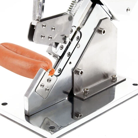 WILTEC Clippeuse De Saucisses Manuelle Machine à Clip Agrafage Régulateur De Pression Fermeture De Boyau – Image 2