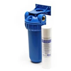 WILTEC Naturewater NW-BR10B1 1 Etape Système Filtre 32.89mm (1") 60mm Cartouche Polypropylène, Clamp Et Clé