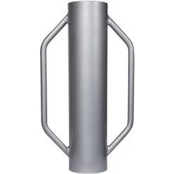 WILTEC Pilon à Poteau ⌀14cm 13,5kg Acier Avec Poignées Pour La Construction De Clôture & Compactage De Sol