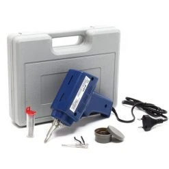 WILTEC Kit Pour Pistolet De Soudage 100 W 5 Pièces Coffret Avec Pointes Pâte Et Fil à Souder