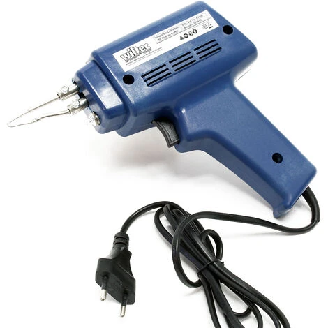 WILTEC Kit Pour Pistolet De Soudage 100 W 5 Pièces Coffret Avec Pointes Pâte Et Fil à Souder – Image 3