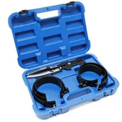 WILTEC Jeu De 6 Colliers De Serrage De Segments De Piston Taille De 73-111mm Pince De Serrage Incluse