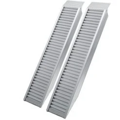 WILTEC 2x Rampe De Chargement Moto ATV Aluminium Rail D'accès 161cm Longueur Jusqu'à 4050kg
