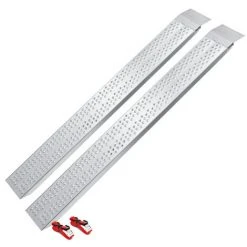 WILTEC 2x Rampe De Chargement Moto ATV Quad Aluminium Rail D'accès 160cm Longueur Jusquà 540kg