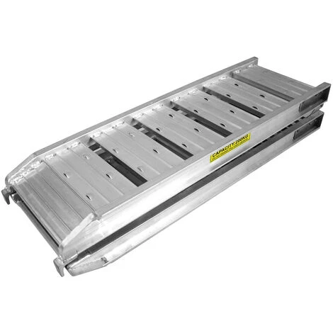 WILTEC Rampe De Chargement Moto ATV Quad Pliable Aluminium Rampe Rail Collision 182cm 200kg – Image 3