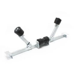 WILTEC Porte-bateau Avec Rouleaux De Quille Jusqu’à 500 Kg Aide à La Manoeuvre Embarcation Chargement