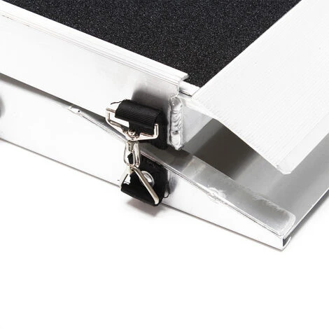 WILTEC Rampe D'accès Pour Chiens 1x Pliable Aluminium Surface Antidérapante, 244 X 48 Cm 115kg – Image 5