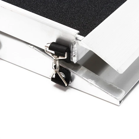 WILTEC Rampe D'accès Pour Chiens Rampe Pour Animaux 1x Pliable Alu Surface Antidérapante 244 X 38 Cm 115kg – Image 5