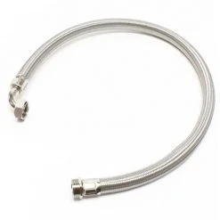 WILTEC Tuyau Eau Flexible Acier 0,7m DN25 (1 ") Installation Eau Domestique Tuyau Blindé Réservoir Vessie