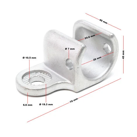 WILTEC Essieu Attelage Remorque Argenté Pour Vélo Attache- Remorque Bicyclette Vélo Couché Vélo électrique – Image 2