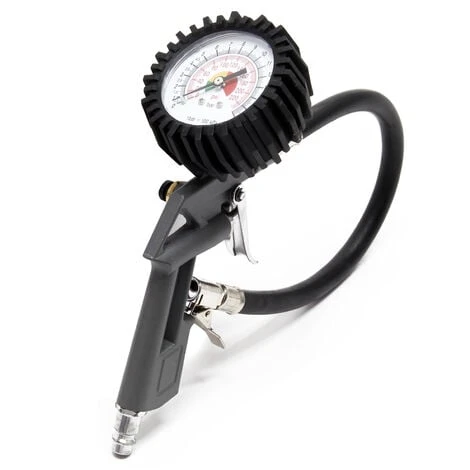 WILTEC Kit 13 Pcs. Outils à Air Comprimé Pneumatique 4 Pistolets Pneumatiques Buses 5 Mètres Tuyau Spiralé – Image 3