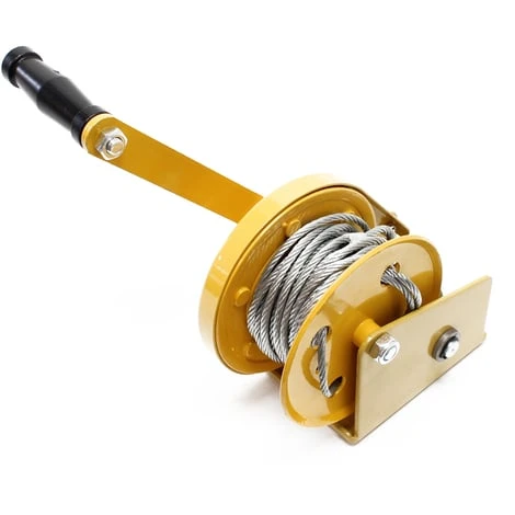 WILTEC Treuil à Câble Manuel De Halage Charge Max. 540kg 10m Rapport De Transmision 4.2:1 Bateau Auto – Image 2