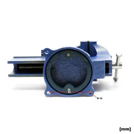 WILTEC Étau D’atelier Heavy Duty 75 Mm Mâchoire De Serrage & Enclume Pour Contrainte Importante Établi – Image 5