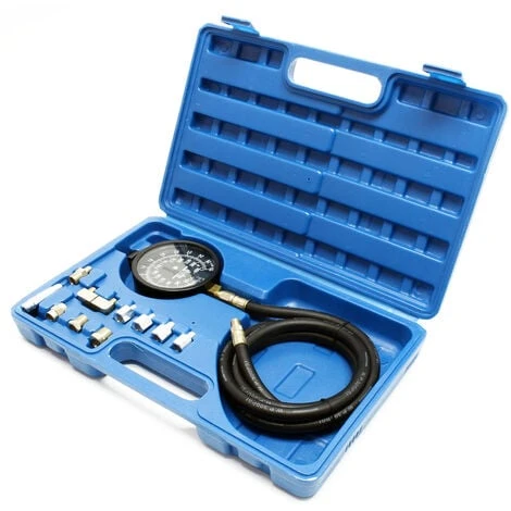 WILTEC Kit Mesure De Pression D‘huile Manomètre Jauge Testeur Appareil Contrôle De Pression 0-21 Bars – Image 2