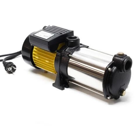 WILTEC Pompe Centrifuge Multi-étages 7200l/h 900W Hauteur Débit 55m 2900U/min Installation D’eau Domestique
