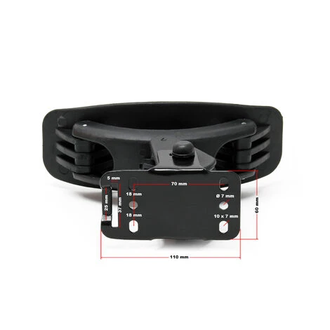 WILTEC Porte-Kayak De Toit Support Canoë 4 Pièces Porte-bateau Galerie De Toit Voiture 2 Sangles Fixation – Image 3