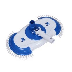 WILTEC Tête De Brosse De Nettoyage De Piscine Avec 9 Brosses Pour Diffétents Bassins Fond De Piscine Pool