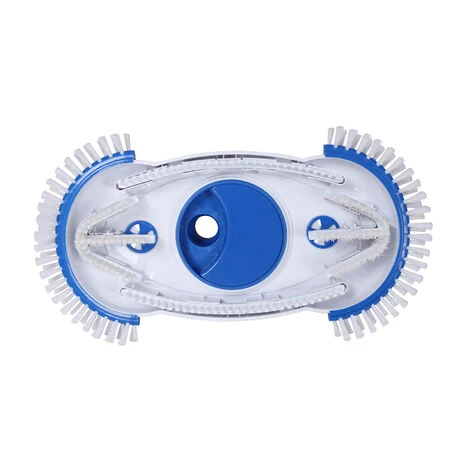 WILTEC Tête De Brosse De Nettoyage De Piscine Avec 9 Brosses Pour Diffétents Bassins Fond De Piscine Pool – Image 2