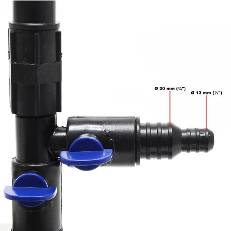 WILTEC Pompe De Fontaine En Acier Fin De 50 Watts 1750 L/h 3 Embouts Pour Différents Jets De Fontaine – Image 5