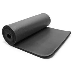 WILTEC Tapis De Camping Noir 190x100x1.5cm Tapis Couchage Tapis Tente Festival Anti-dérapant Très épais