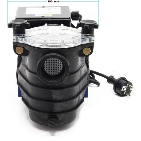 WILTEC Pompe Piscine 10800l/h 180 Watts Pompe Filtration Circulation Filtre Eau Pool Whirlpool Jardin – Image 5