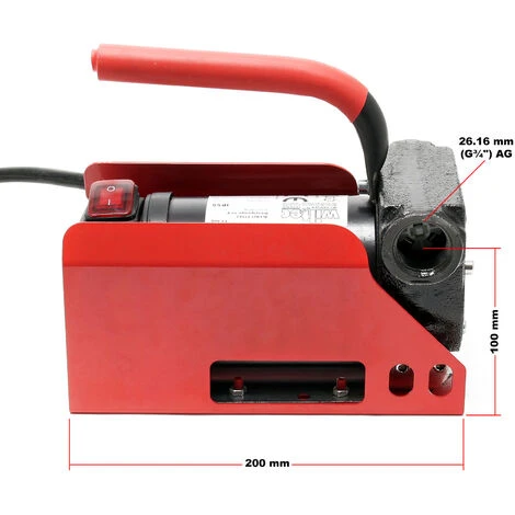WILTEC Pompe Diesel Auto-amorçante 12V Avec 40l/min Pour Gazole & Huile De Chauffage – Image 4