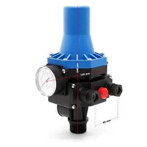 WILTEC Pressostat Avec Câble SKD-3 230V Monophasé Réseau D'eau Domestique Contrôleur De Pression Puits – Image 5