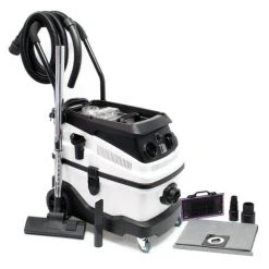 WILTEC Aspirateur Sec Et Humide 1600W Triple Étape Filtration & Fonction De Soufflere Accessoires Inclus