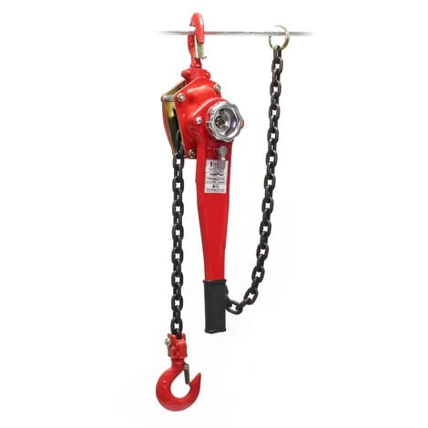 WILTEC Palan à Chaîne 1,5t Longueur De Chaîne 1,5m Levage Simple De Charges Sylviculture Industrie Atelier