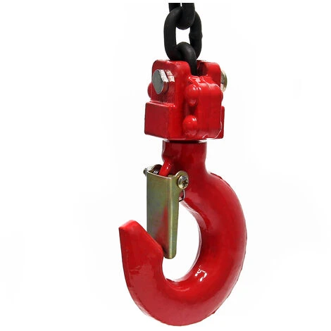 WILTEC Palan à Chaîne 1,5t Longueur De Chaîne 1,5m Levage Simple De Charges Sylviculture Industrie Atelier – Image 4